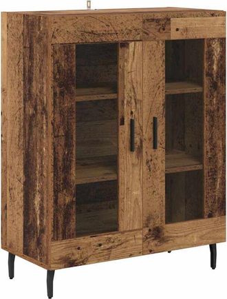 vidaXL Sideboard Old Wood 69.5 x 34 x 90 cm Engineered Wood vidaXL