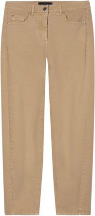 Luisa Cerano Jeans, Dames, Beige, XL, Katoen, Cropped Jeans