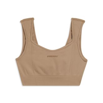 Freddy Top sportivo seamless con scollo a cuore e supporto leggero
