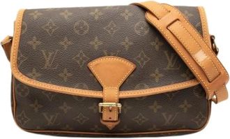 Louis Vuitton Pre-owned Sologne Cross Body Bag - Dames - Vintage Schoudertas - Bruin - ONE Size - Leer - Vintage
