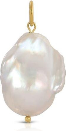 Kozakh Baroque Pearl Charm in Gold/white at Nordstrom