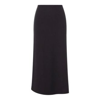 Sessun Gilda Midi Rok - Dames - Rokken - Zwart - Maat: 4XS Satijn