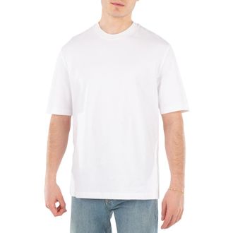 Ferragamo Crew Neck Cotton T-Shirt, Size Medium