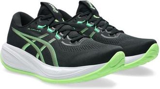 Asics GEL-CUMULUS 28 Running Shoe in Black/Illuminate Green at Nordstrom, Size 10.5