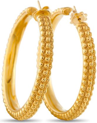 Roberto Coin Pre-Owned Roberto Coin 18K Yellow Gold Hoop Earrings VC03 040626