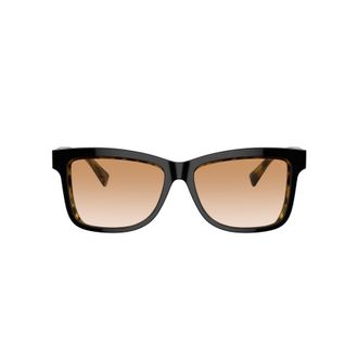 Brunello Cucinelli 0bc4009s Bold Rectangular Acetate Sunglasses with Tortoiseshell Arms