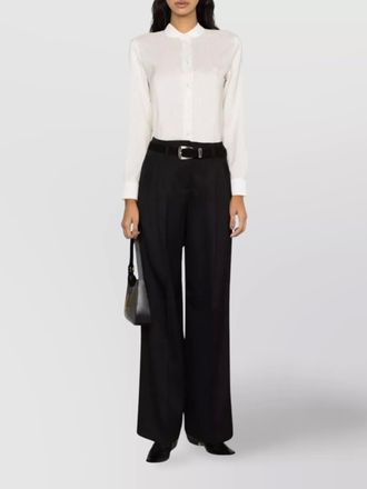 Golden Goose virgin wool wide-leg trousers