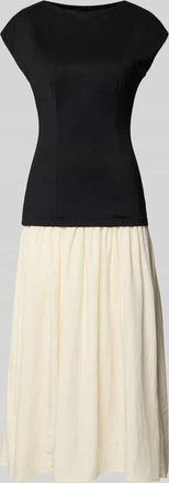 Little Mistress Midikleid im 2-in-1-Look in Black, Gr&ouml;&szlig;e 34