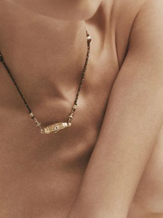 Marie Lichtenberg 14kt gouden Mauli halsketting