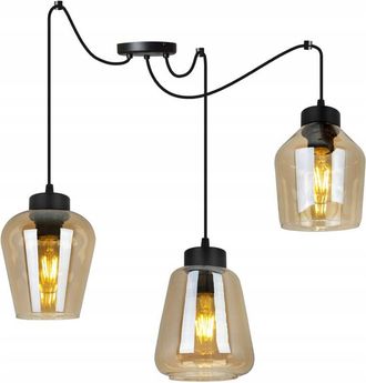 OEM L&aacute;mpara Colgante Moderna Y Elegante Con Pantalla De Cristal