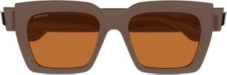 Gucci Occhiali da sole GG - Marrone