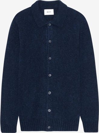 Nn.07 Polo-Cardigan aus Merinowollmix Lee