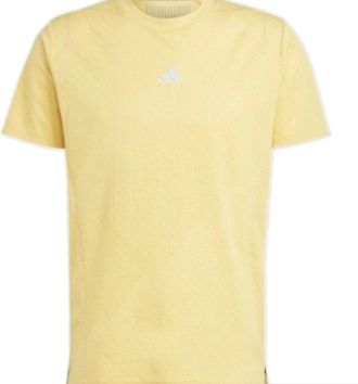 adidas Designed for Training HIIT Workout HEAT.RDY T-Shirt Asia Sizing Yellow IS3706