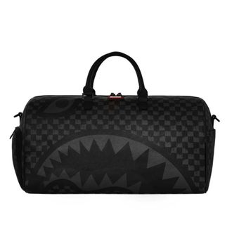 Sprayground Weekend Bags, unisex, Black, Size: ONE SIZE Black Hangover Drip Check Duffle Bag