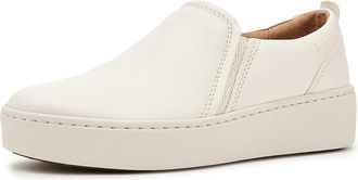 Born Mira Slip-On Womens Flat Shoes White : 9.5 M, Leather/Suede