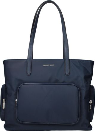Michael Kors Blue Fabric Shoulder Womens Bag