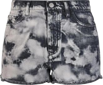 Pinko Nubile Shorts - Dames - Denim shorts - Grijs - W28 - Katoen - Korte Broeken