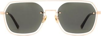 Police Occhiali da sole geometrici - Oro