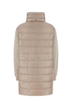 Herno Womens Sand Nylon Down Jacket Chantilly Piumini
