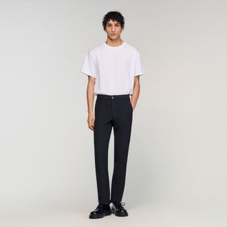 Sandro Jersey trousers