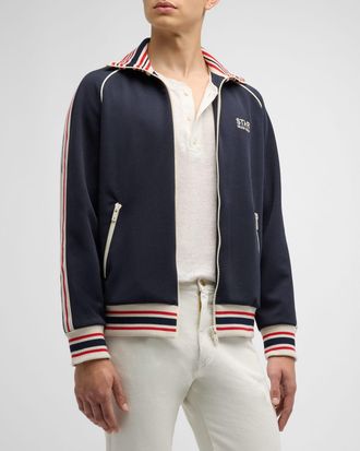 Golden Goose Mens Star Raglan Track Jacket