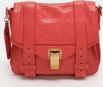 Proenza Schouler Ps1 Mini Orange Leather Crossbody Bag
