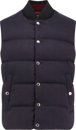 Dolce & Gabbana Cotton And Viscose Reversible Sleeveless Jacket-Uomo
