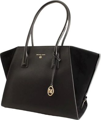 Michael Kors Tassen, Dames, Zwart, ONE Size, Handtas voor een stijlvolle look