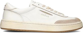 Ghoud Lido Brushed Low Sneakers - Heren - Sneakers - Wit - 43 EU - Leer - Schoenen