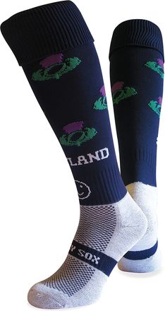 Wackysox Scotland International Rugby Socks, Sports Socks for Men and Women, Mens Sports Socks, Running Socks Women, Womens Sports Socks, Mens Socks, Ideal for