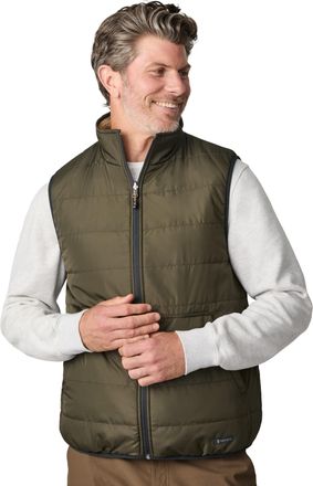 Free Country Mens Atlas II Quilted Reversible Sherpa Vest