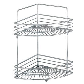 WENKO 16821100 Organizador Esquinero Con 2 Repisas Modelo Milano - Wenko