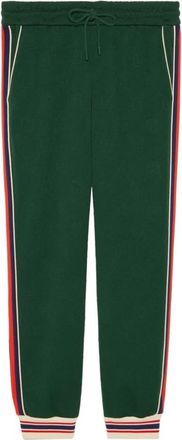 Gucci Heren, Broeken, Groen, Maat: XS Katoen