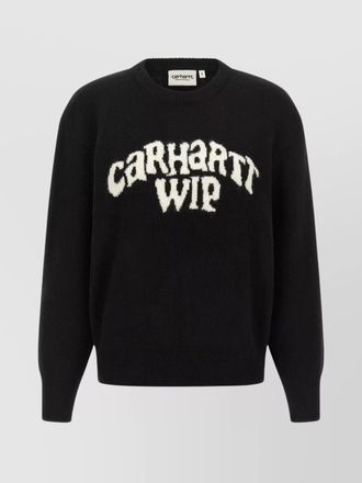 Carhartt Work in Progress intarsia design crew neck knit sweater