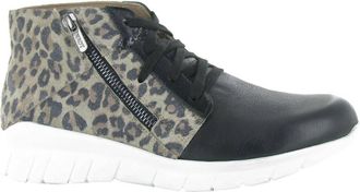 Naot Womens Polaris Boot In Black/cheetah