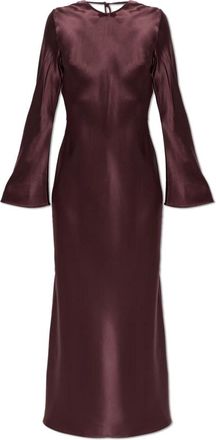 By Malene Birger Parisa jurk - Dames - Maxi kleedjes - Groen - S - Kleedjes