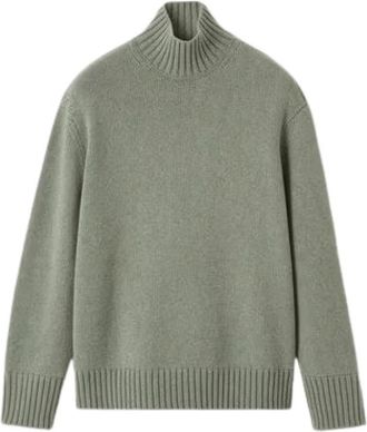 Loro Piana Parksville Turtleneck - Dames - Cashmere truien - Grijs - S - Truien & Vesten