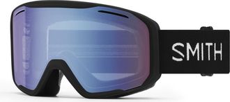 Smith Blazer Snow Goggles in Black /Blue Sensor Mirror at Nordstrom