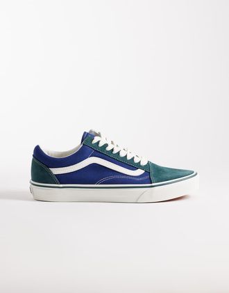 Vans Old Skool - Sneakers verdi e blu-Verde