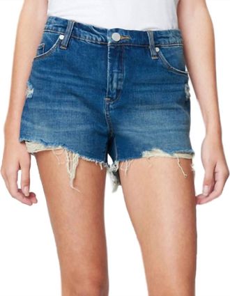 Blank NYC Shake It Out Mid Rise Short In Blue
