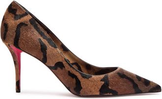 Christian Louboutin Miss Z 80 Leopard-print Pony Hair Pumps