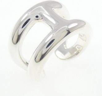 Herm&egrave;s Silver 925 Band Ring (Pre-Owned)