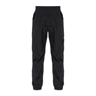 Stone Island Broeken, Heren, Zwart, W32, Logo Broeken