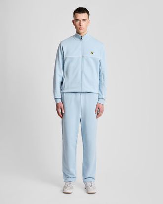 Lyle & Scott Mens Straight Leg Piped Track Pants - Blue - Size X-Small