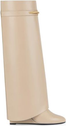 Givenchy Shark Pinch Tall Boot in Beige at Nordstrom, Size 11Us