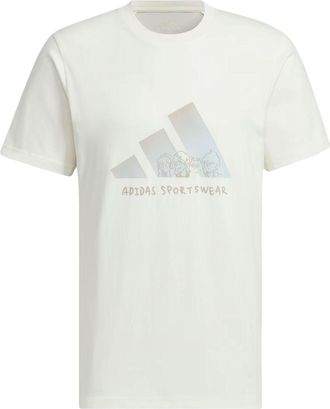 adidas Graphic T-Shirt Asia Sizing White JP4584