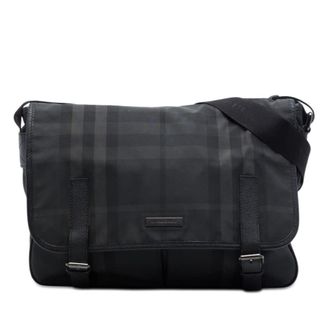 Burberry Pre-owned Burberry Smoke Check Nylon Messenger Bag Ladies 1M6PSLNDWH510ZVR