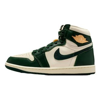 Nike Air Jordan 1 Retro Hi OG Pale Ivory / Pro Green - FIR FD2596-101 Womens