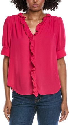 CeCe by Cynthia Steffe Cece Puff Sleeve Ruffle Top