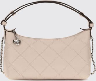 Tory Burch Mini borsa a spalla Fleming in pelle liscia trapuntata con logo